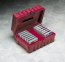 Permastor 06-673709 Turtle Storage Case, 4mm, Holds 14, Red