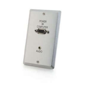 C2g 29365 Vga 35mm Audio Over Utp Wall Plate Transmitter 300ft