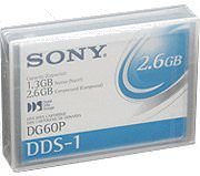 Sony DG60P//AWW 4mm Tape, Dds-1, 60m