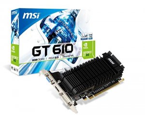 Msi N610-2GD3H/LP N610-2gd3hlp Gt Pcie 2gb 610   Low Profile Fanless D