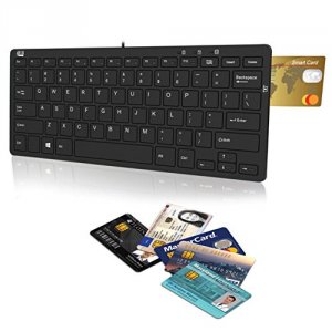 Adesso AKB-510RB Keyboard Akb-510rb Usb Mini Keyboard With Smart Card 