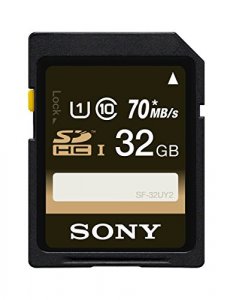 Sony SF32UY2/TQ Card, Sdhc, 32gb, Class 10 Uhs, R70