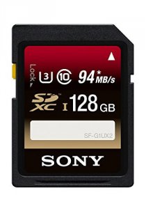 Sony SFG1UX2/TQ 128gb Sdhc Class 0 Uhs-1 R94 W70