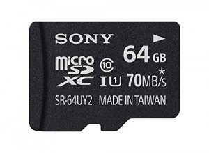 Sony SR64UY2A/TQ 64gb Micro Sdxc Class 10 Uhs-1 R70