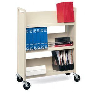 Bretford L330 Booktruck - Three Slant Shelves