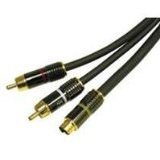 C2g 40174 150ft Svideo Rca A V Cable 2 Rca Mdin 4 M M Sonicwave