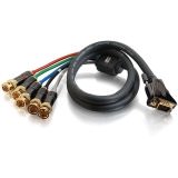 C2g 40343 Cables To Go 75ft Sonicwave 5 Bnc Component To Vga Cable