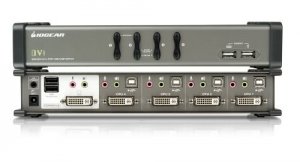 Iogear GCS1764 4 Port Dvi Kvmp Switch Usb Console Audio