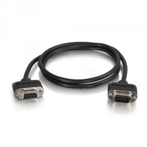 C2g 52183 3ft Cmg-rated Db9 Low Profile Null Modem M-f