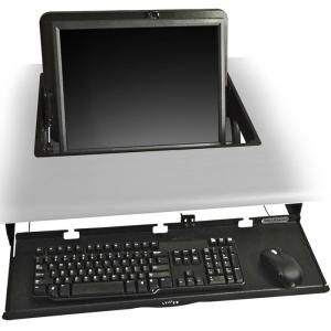 Cbt DC-FIK-19-L-KIT-BL Smartdesks Flipit Mntr Sup Black  Keyb Tray Cas