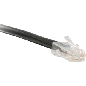 Enet C6-BK-NB-7-ENC Cat6 Black 7ft No Boot Patch Cable