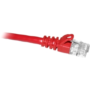 Enet C5E-RD-10-ENC Cat5e Red 10ft Molded Boot Patch Cbl