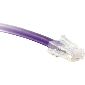 Enet C6-PR-NB-10-ENC Cat6 Purple 10ft No Boot Patch Cable