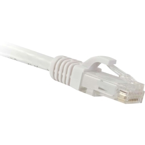 Enet C6-WH-10-ENC Cat6 White 10ft Molded Boot Patch Cbl