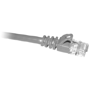 Enet C6-GY-25-ENC Cat6 Gray 25ft Molded Boot Patch Cbl