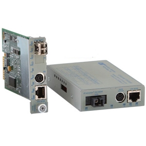 Omnitron 8919-0-A-W Iconv Mc10100t To Sfp Option