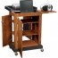 Oklahoma SCLS-MO-VA Smart Cart Lectern With Sound   Medium Oak Finish