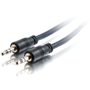 C2g 40515 15ft Plenum-rated 3.5mm Stereo Audio Cable With Low Profile 