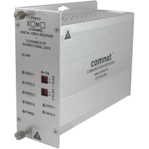 Comnet FVT412M1 4-channel Digitally Encoded Video Transmitter + 2 Bi-d