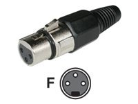 C2g 40659 Xlr Female Inline Connector