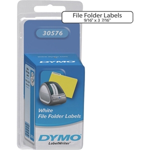 Dymo 30576 Labels White File Folder