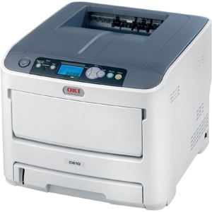 Okidata 62433401 C610n Digital Clr Printer Usb Enet 120v