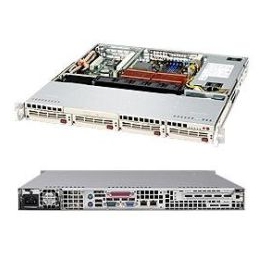 Supermicro CSE-813MS-520C Case Rackmount Cse-813ms-520c 1u Atx 4 X 3.5