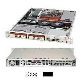 Supermicro CSE-811S-280B 1u Rackmount Case With Hot-swap Scsi And Fans