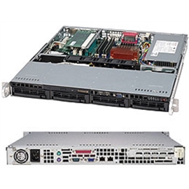 Supermicro CSE-813MTQ-350CB(3YR Case Cse-813mtq-350cb(3yr) 1u 350w 4x 