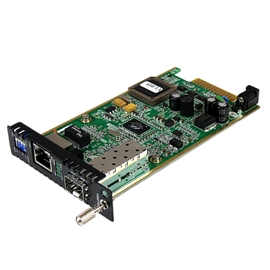 Startech TU4433 Gigabit Ethernet Fiber Media Converter Card Module Wit