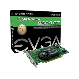 Evga 512-P3-N856-LR Video Card 512mb 9600 Gt Low Power Pci E 20 Ddr3 D