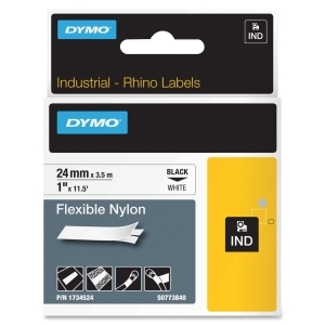 Dymo 1734524 Flexible Nylon Tape - Roll (0.94 In X 11.5 Ft)