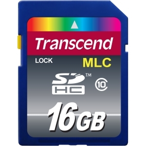 Transcend TS16GSDHC10M 16gb Sdhc Class10 Card (mlc)