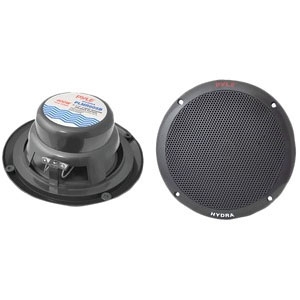 Pyle PLMR605B 6.5-inch 2-way Dual Cone Marine Speakers - 400w Max