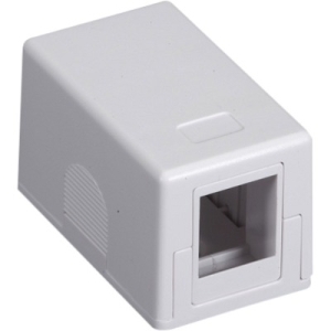 Black SMH-1 1port White Surface Mount       Housing Value Line