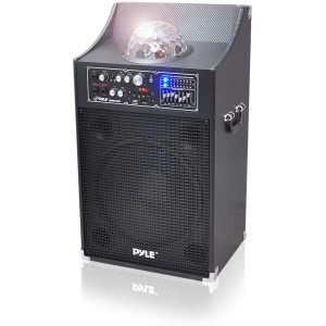 Pyle PSUFM1230A 1000w Disco Jam 2way Pa Spkr Powered W Flashing Light