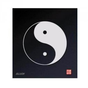 Allsop 28805 Mouse Pad Ying Yang Blue