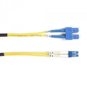 Black FOSM-005M-SCLC Fiber Patch Cable 5m Sm 9 Micron Sc To L