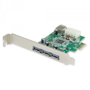 Syba SY-PEX20135 Pci-express Usb 3.0 3+1 Port Card, Etron Chipset, Wit