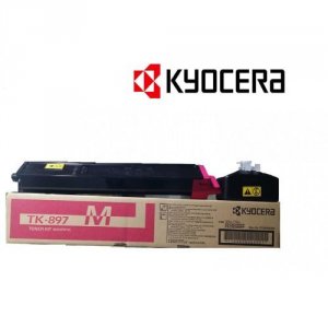 Original Kyocera 1T02K0BUS0 Tk897m Magenta Toner Cartridge - High Yiel