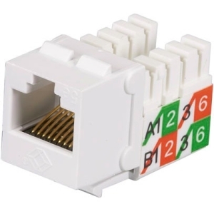 Black FMT929-R2-25PAK 25pk Gigabase2 Cat5e Jack