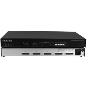 Black TLB704A Buffered 4 Port Rs232 Line Sha