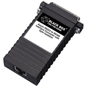 Black IC521A-M Async Rs232 To 2 Wire Rs485 Db2