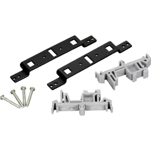 Black DR110 Din Rail Mounting Kit For 2- Or 4-port Usb Hub