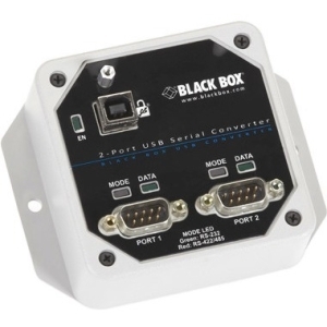 Black IC291A Usb To 2 Port Rs232 Rs485 Inte