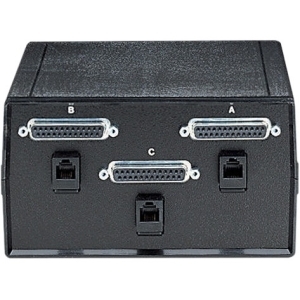 Black SW180A Abc Dual Switches, Db25 And Rj-11, Chassis Style B