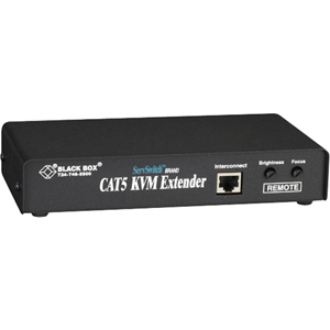 Black ACUMREM Cat5 Micro Extender Remote Unit