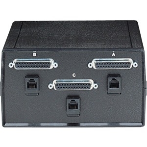 Black SW184A Abc Dual Switch Db25  Db25 For