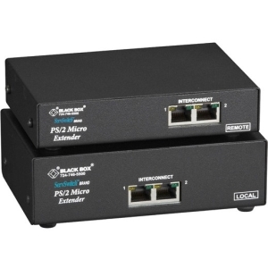 Black ACU3209A Dual Access Kvm Extender W P