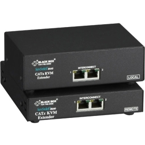 Black ACU2209A Kvm Extender With Dual Vga An